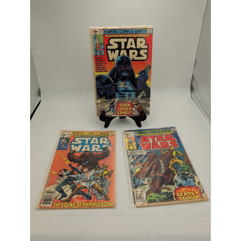 Star Wars Marvel Comics 13 14 35 Newsstand Edition Bronze Age 1978 1980 Lot